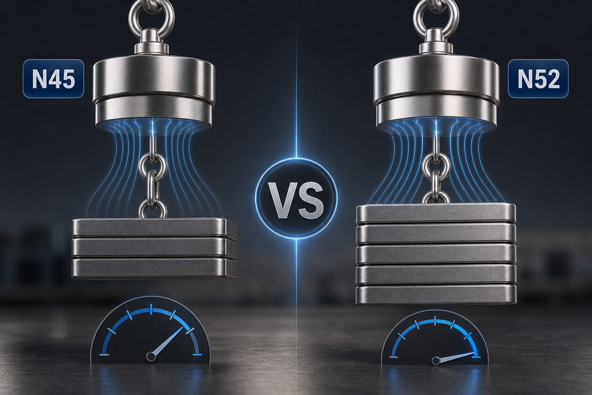 N45 vs N52 Magnets Strength