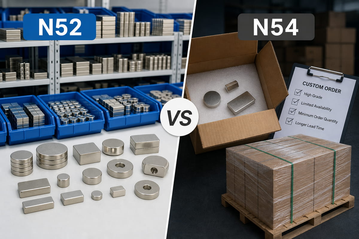 N52 vs N54 Magnets Availability