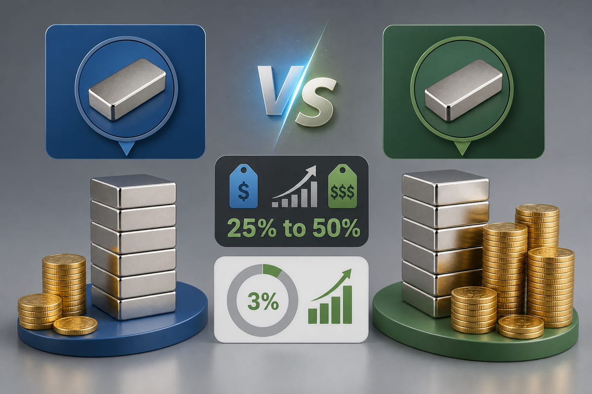 N52 vs N54 Magnets Price Gap