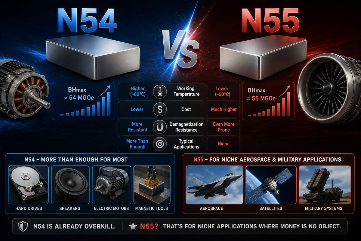 N54 vs N55 Magnet the Difference
