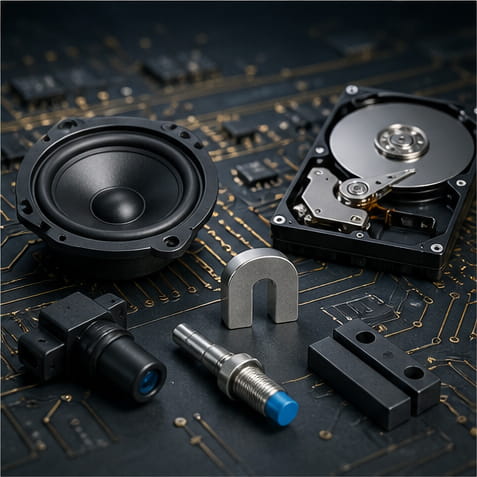 N55 Magnet for Electronics and Sensors