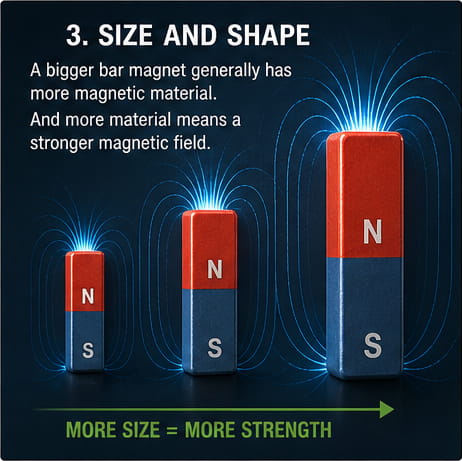 Size and Shape of Bar Magnets