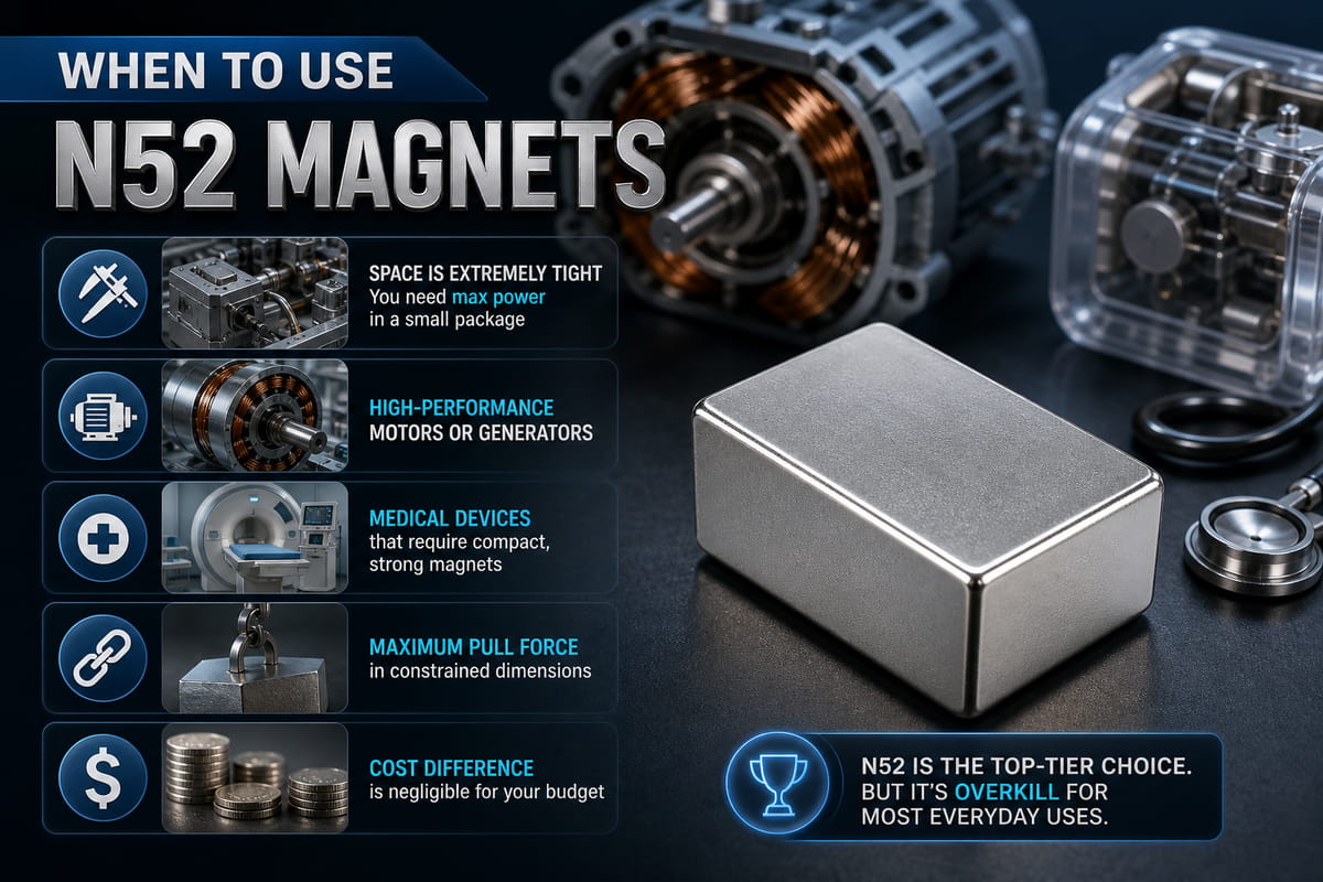 When to Use N52 Magnets