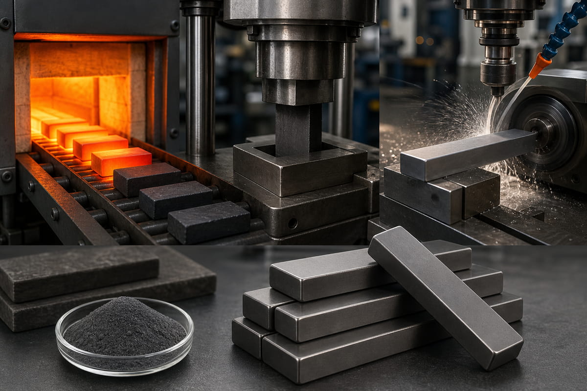 how are bar magnets made