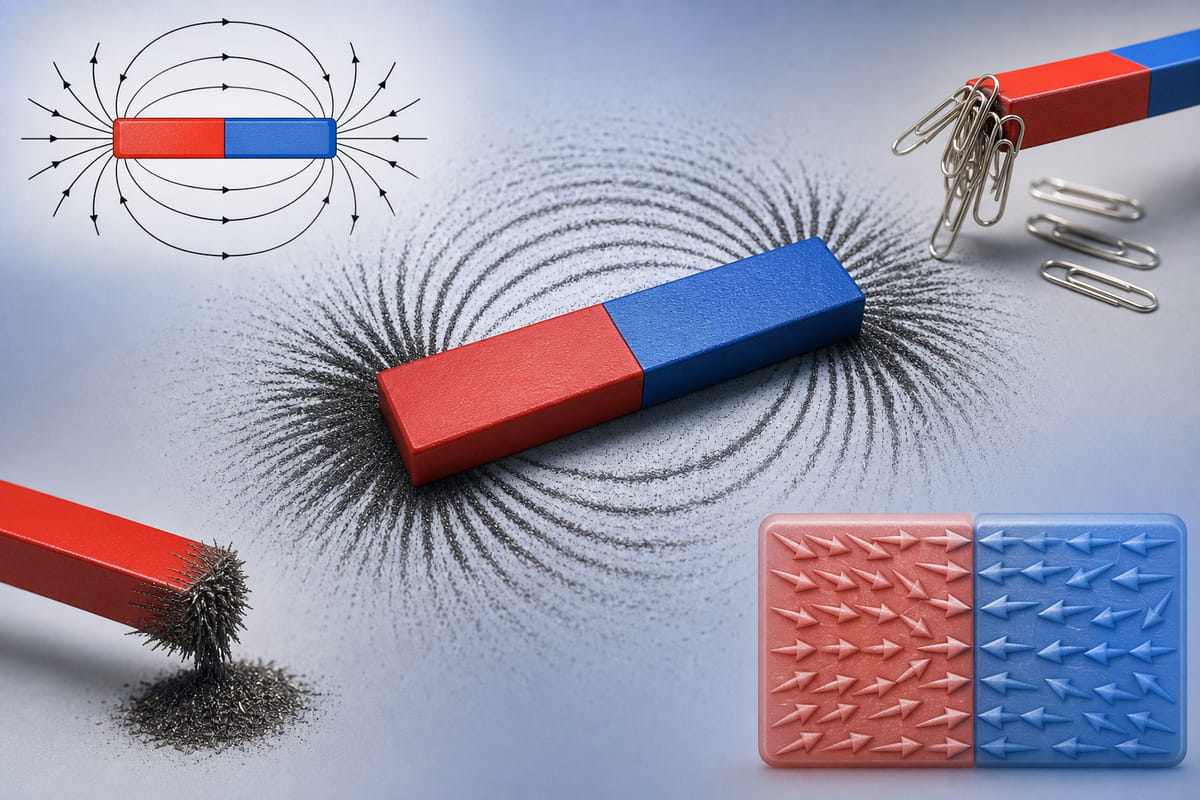 how do bar magnets work