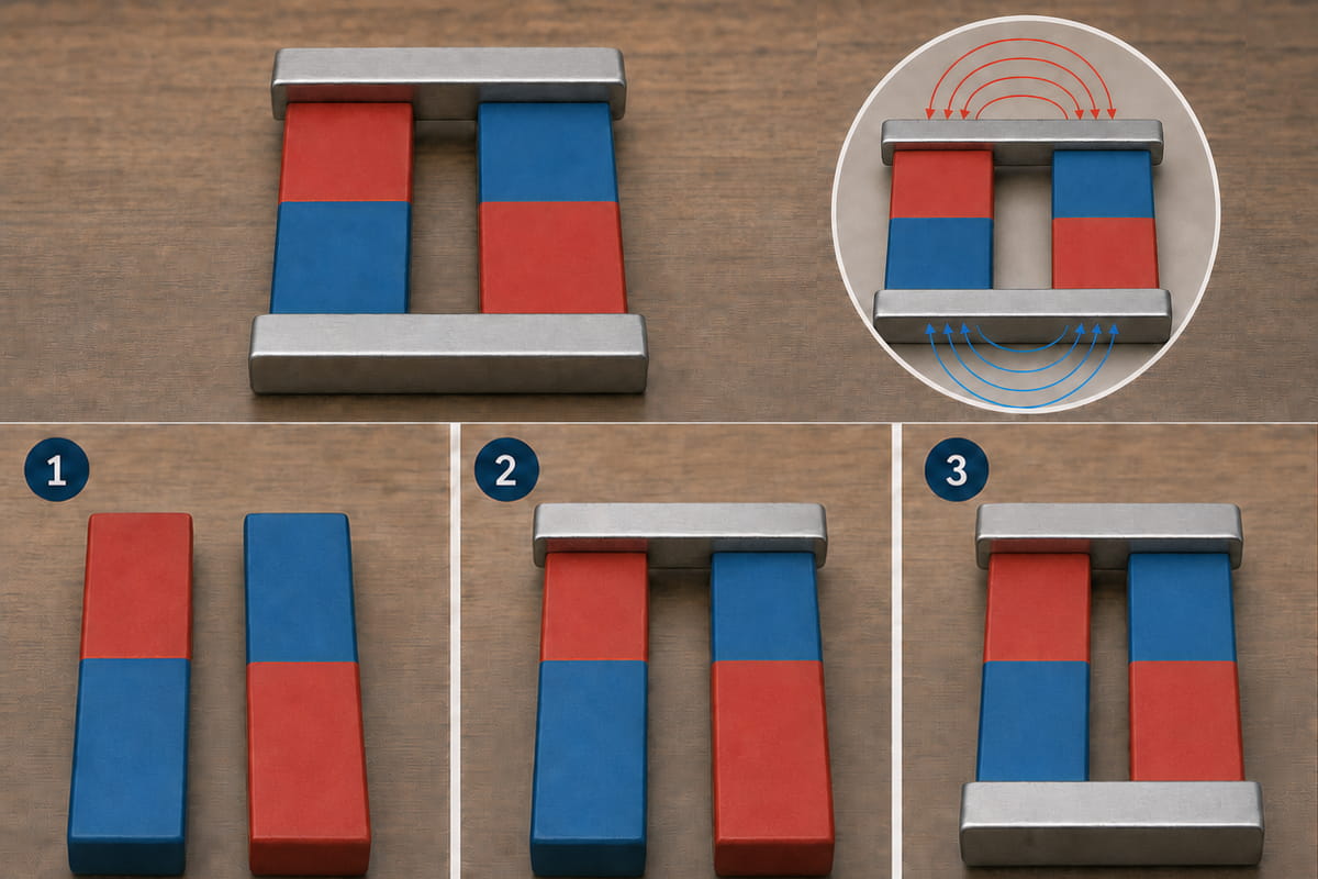use keepers to store bar magnets